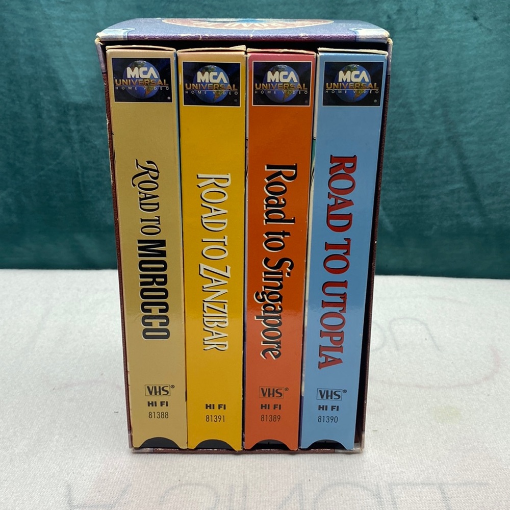 THE ROAD TO COLLECTION Hope Crosby + 4 VHS‎ Box Set